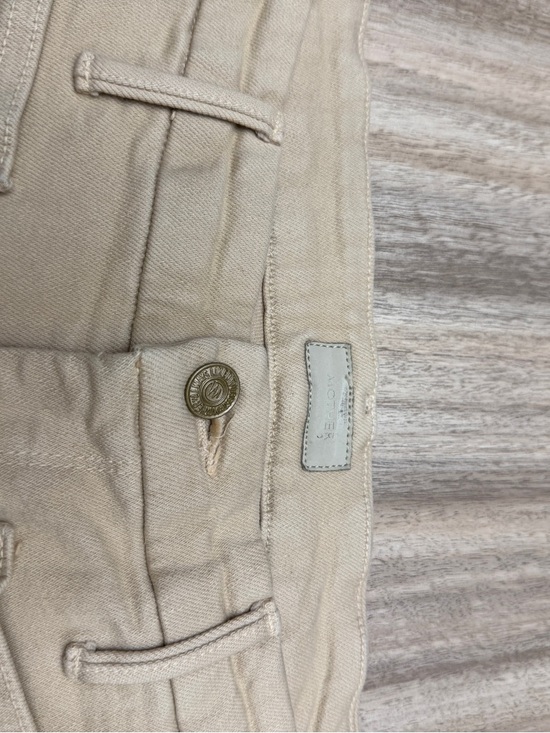 MOTHER The Patch Pocket Undercover Sneak Jeans Size 31 Women’s in Khaki - Picture 9 of 16